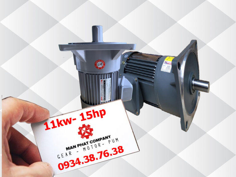 motor giảm tốc mặt bích 15hp 11kw